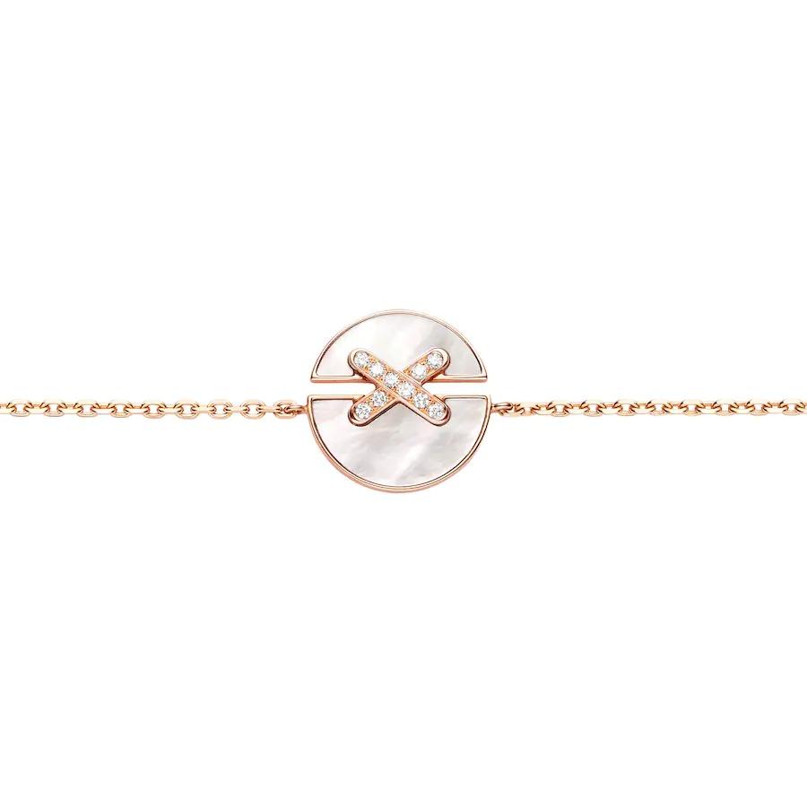 [NOBLE AURA]JEUX DE BRACELET MOP PINK GOLD DIAMONDS