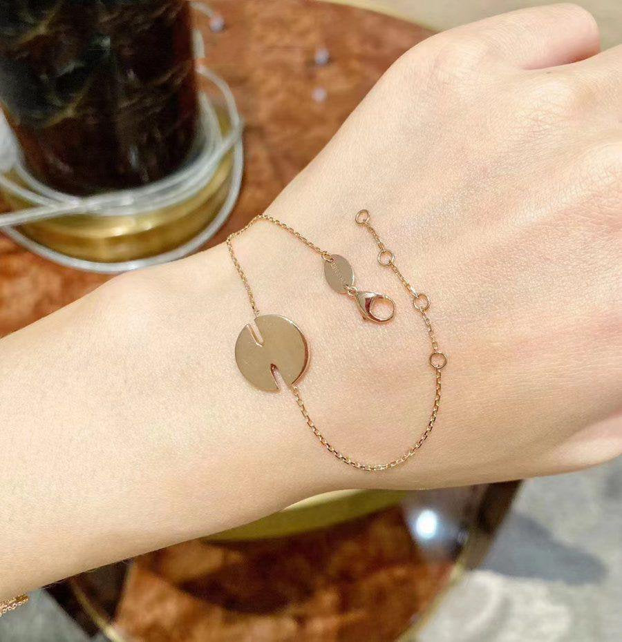 [NOBLE AURA]JEUX DE BRACELET MOP PINK GOLD DIAMONDS