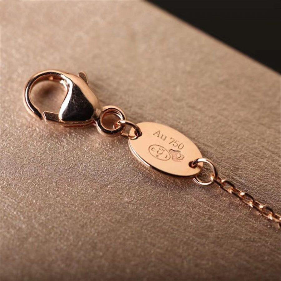 [NOBLE AURA]Hollow Design Four-Leaf Clover Flower Shape Ring