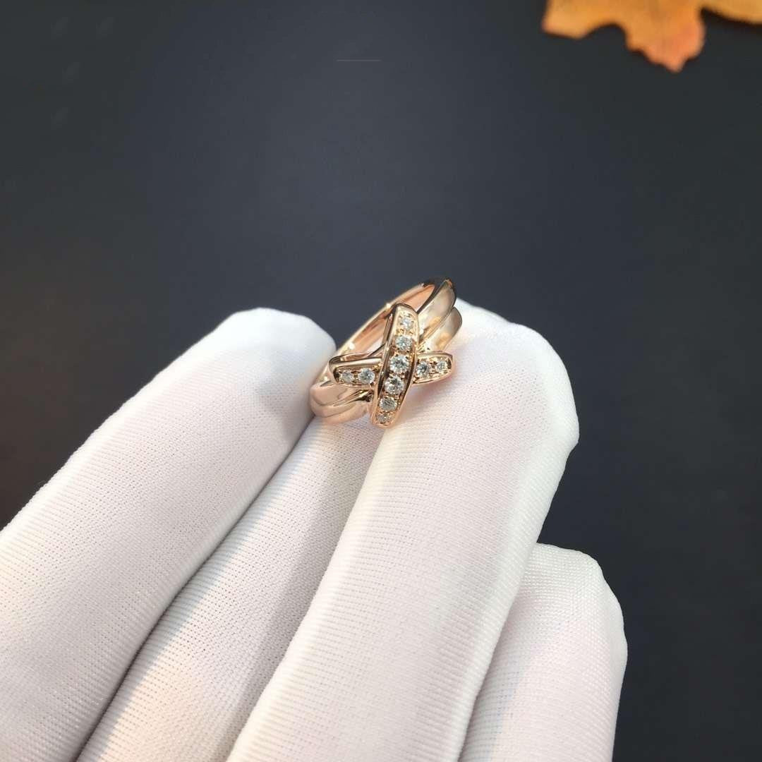 [NOBLE AURA]JEUX DE PINK GOLD DIAMOND RING