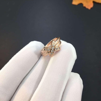 [NOBLE AURA]JEUX DE PINK GOLD DIAMOND RING