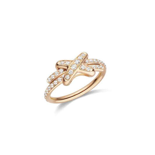 [NOBLE AURA]JEUX DE RING PINK GOLD DIAMOND