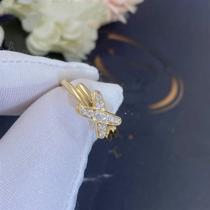 [NOBLE AURA]JEUX DE GOLD DIAMOND RING