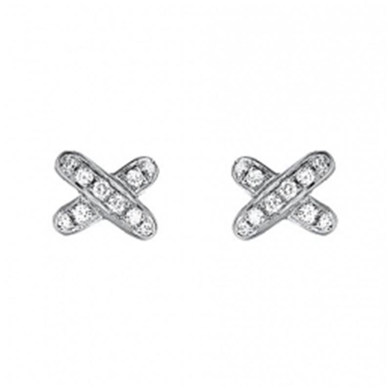 [NOBLE AURA]JEUX DE DIAMOND EARRINGS