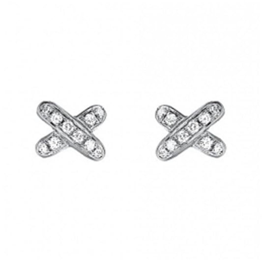 [NOBLE AURA]JEUX DE DIAMOND EARRINGS