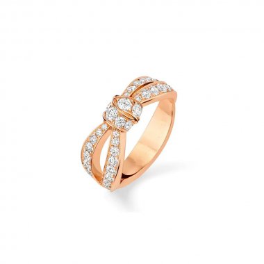[NOBLE AURA]LIENS PINK GOLD DIAMOND RING
