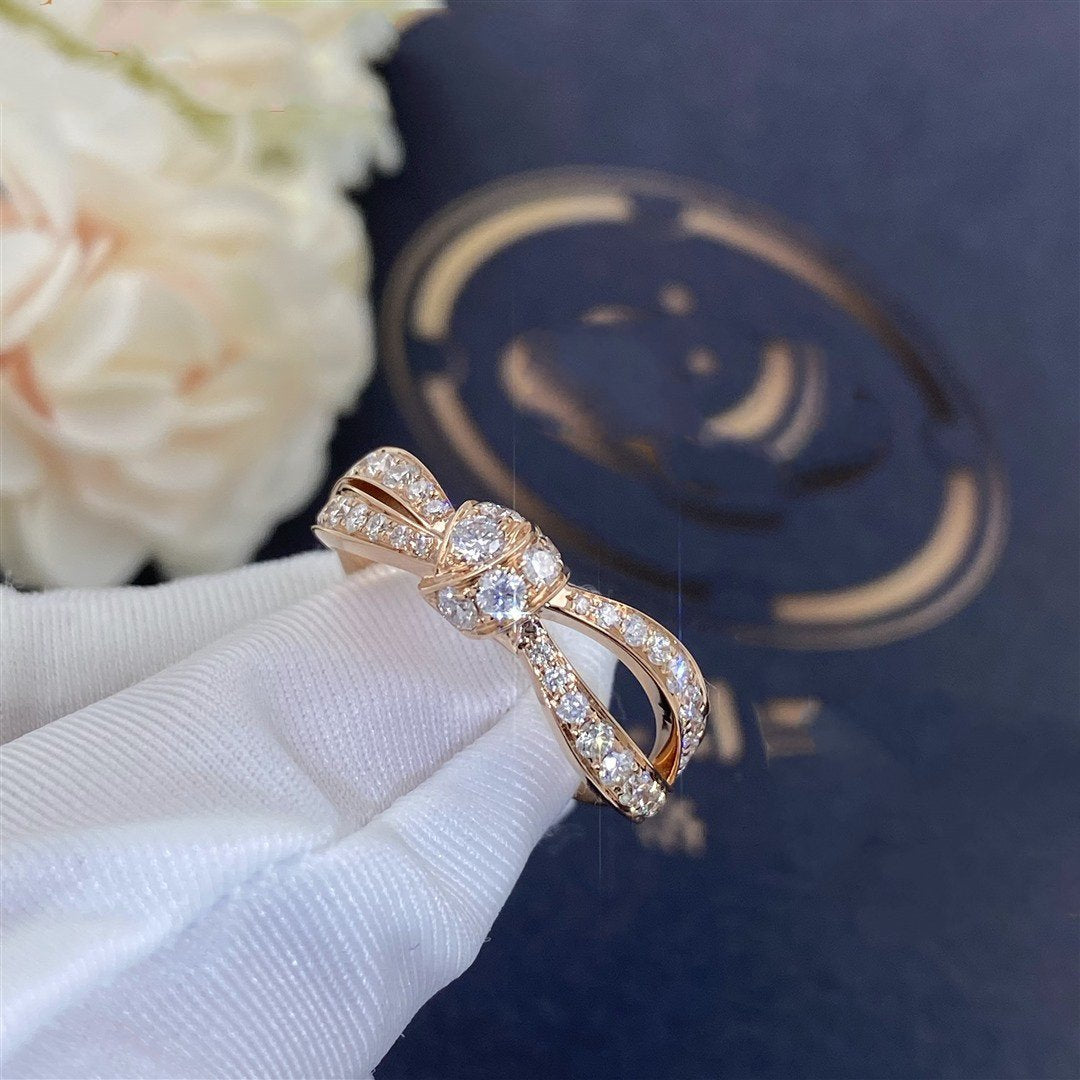 [NOBLE AURA]LIENS PINK GOLD DIAMOND RING