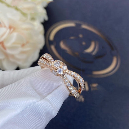 [NOBLE AURA]LIENS PINK GOLD DIAMOND RING