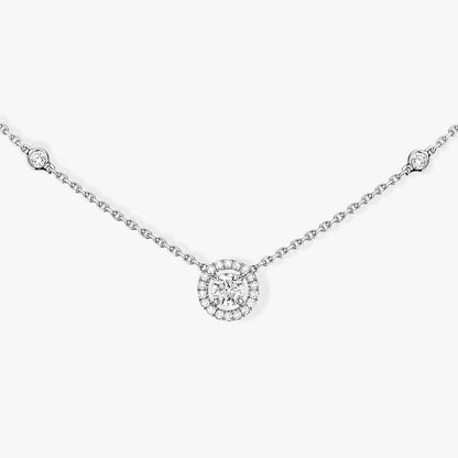[NOBLE AURA]Diamond Necklace 0,20ct Brilliant Shape Joy