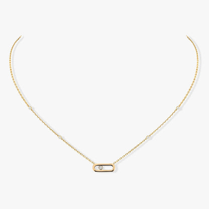 [NOBLE AURA]MOVE UNO DIAMOND NECKLACE