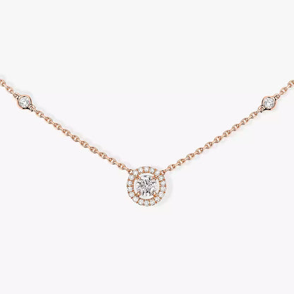 [NOBLE AURA]Diamond Necklace 0,20ct Brilliant Shape Joy