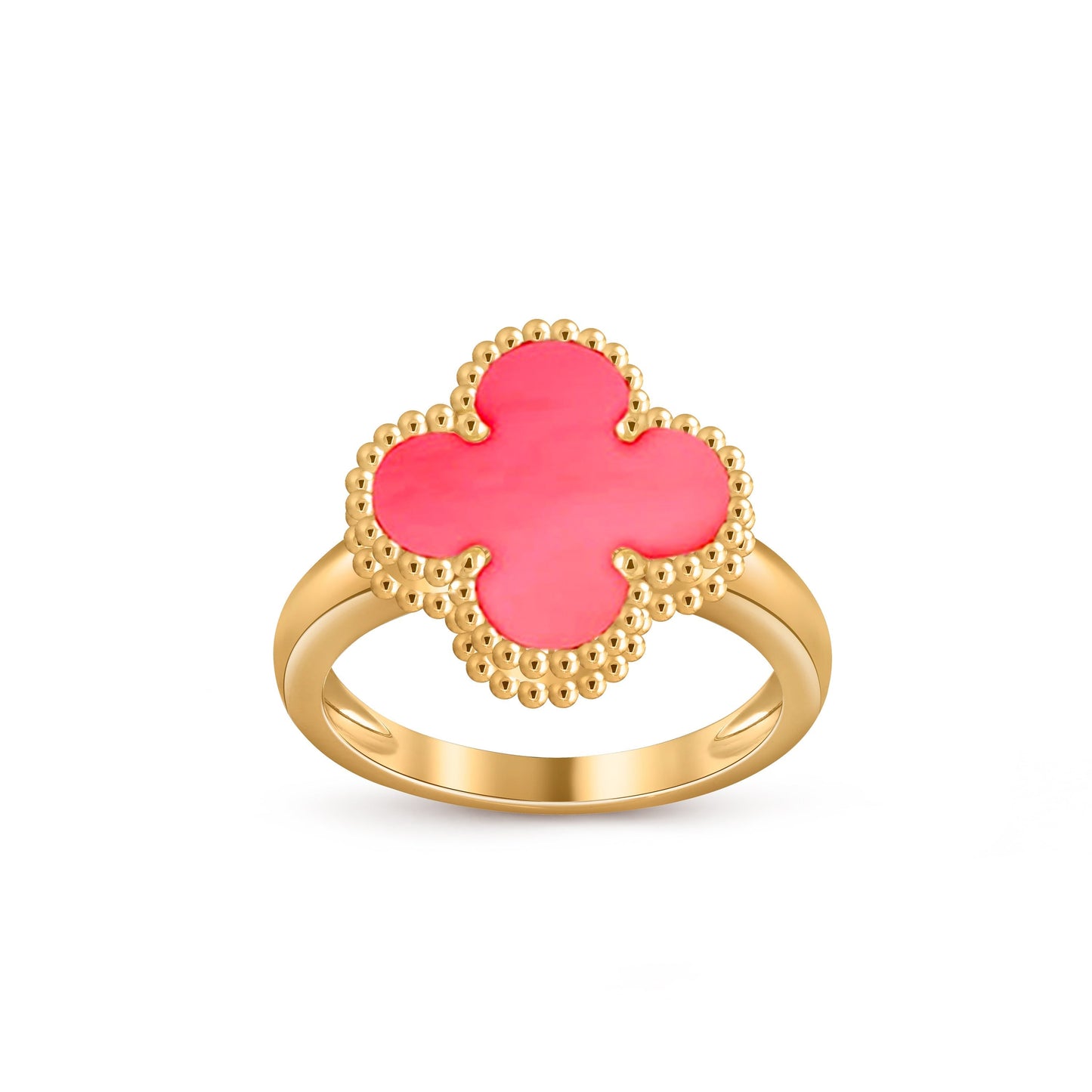 [NOBLE AURA]CLOVER RING GOLD COLLECTION