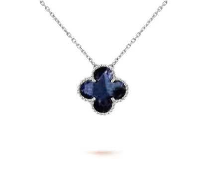 [NOBLE AURA]CLOVER 15MM NECKLACE SILVER COLLECTION