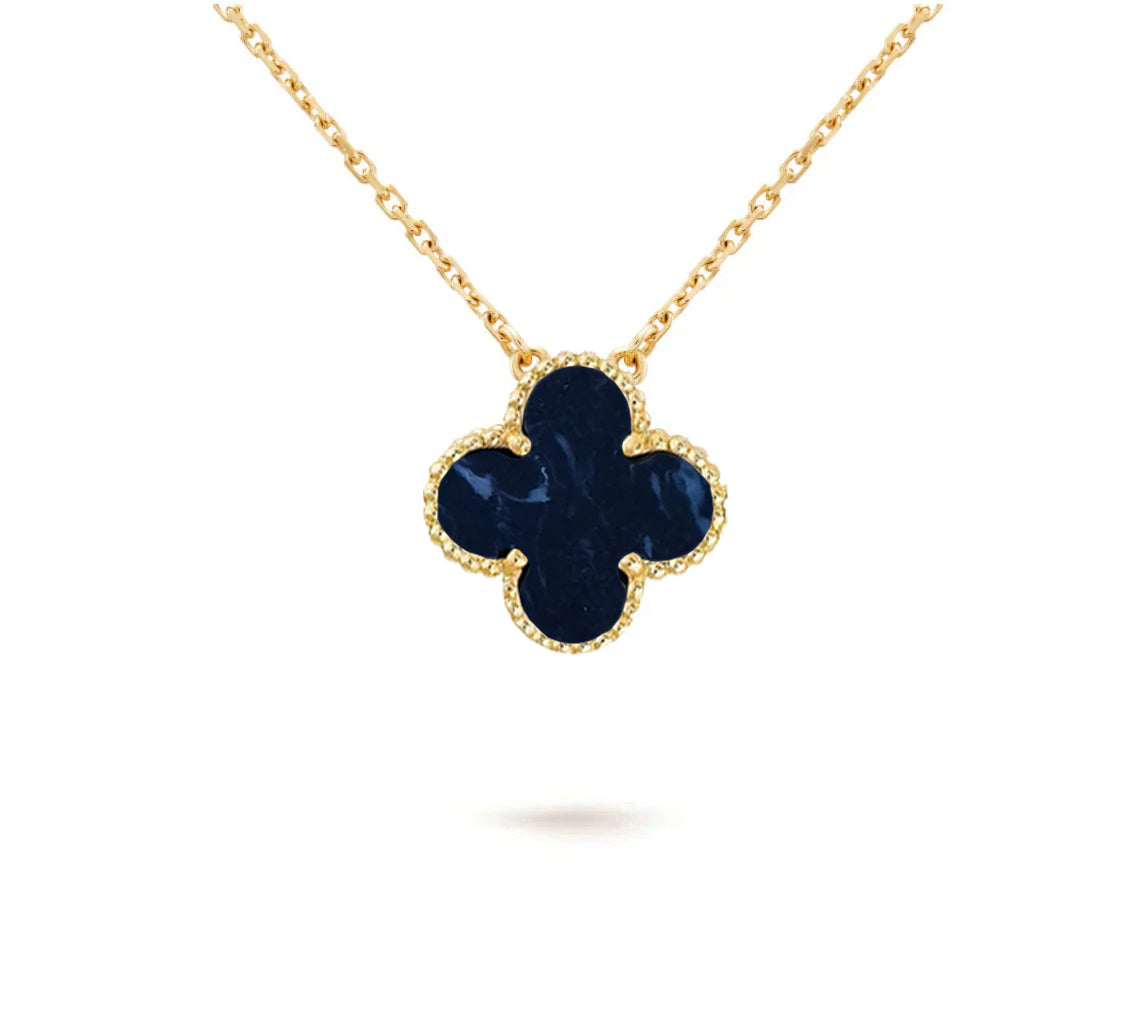 [NOBLE AURA]CLOVER 15MM SINGLE FLOWER NECKLACE COLLECTION