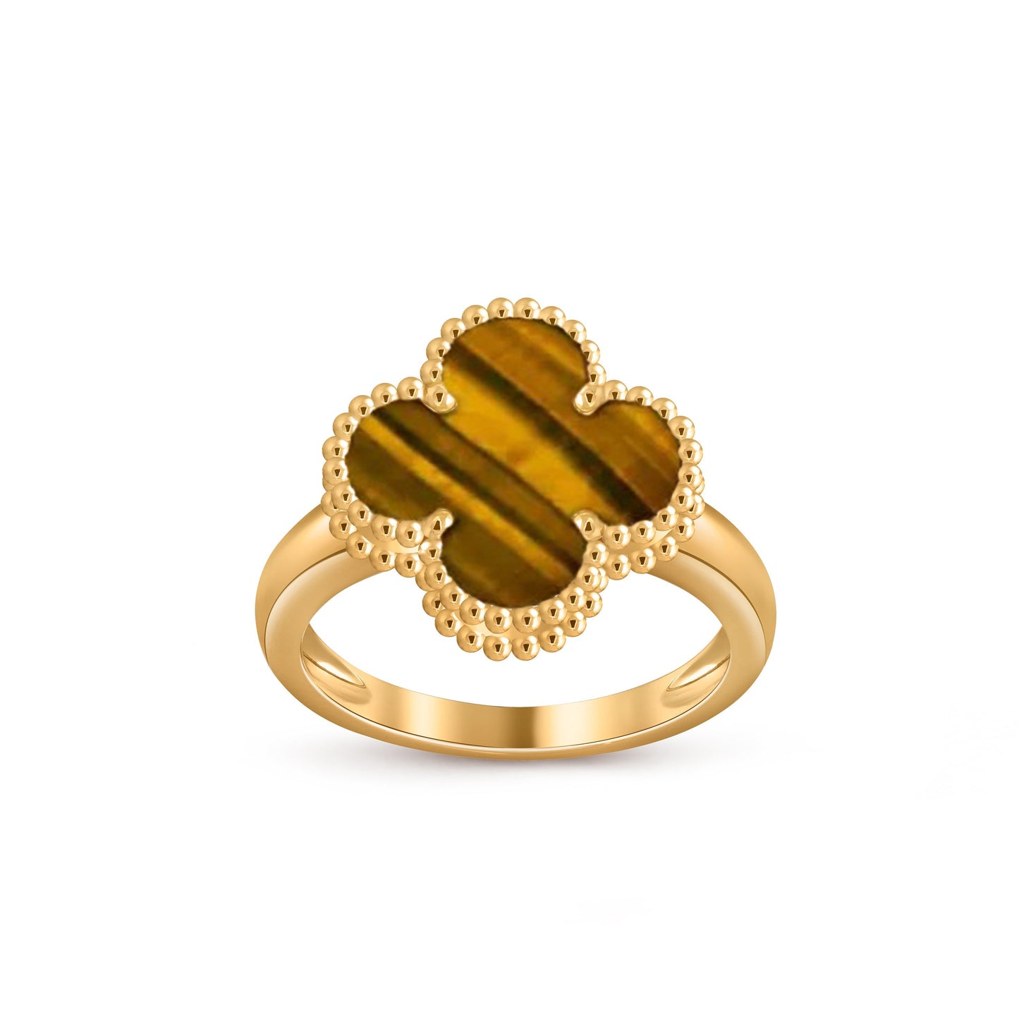 [NOBLE AURA]CLOVER RING GOLD COLLECTION