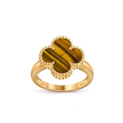[NOBLE AURA]CLOVER RING GOLD COLLECTION