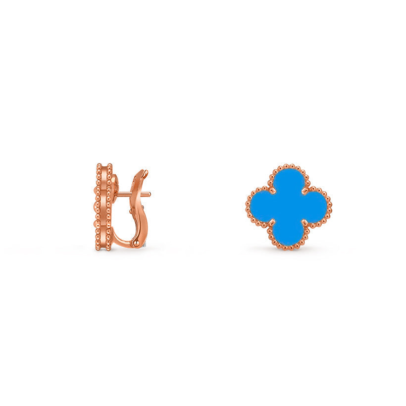 [NOBLE AURA]CLOVER 15MM MOP EARRINGS COLLECTION