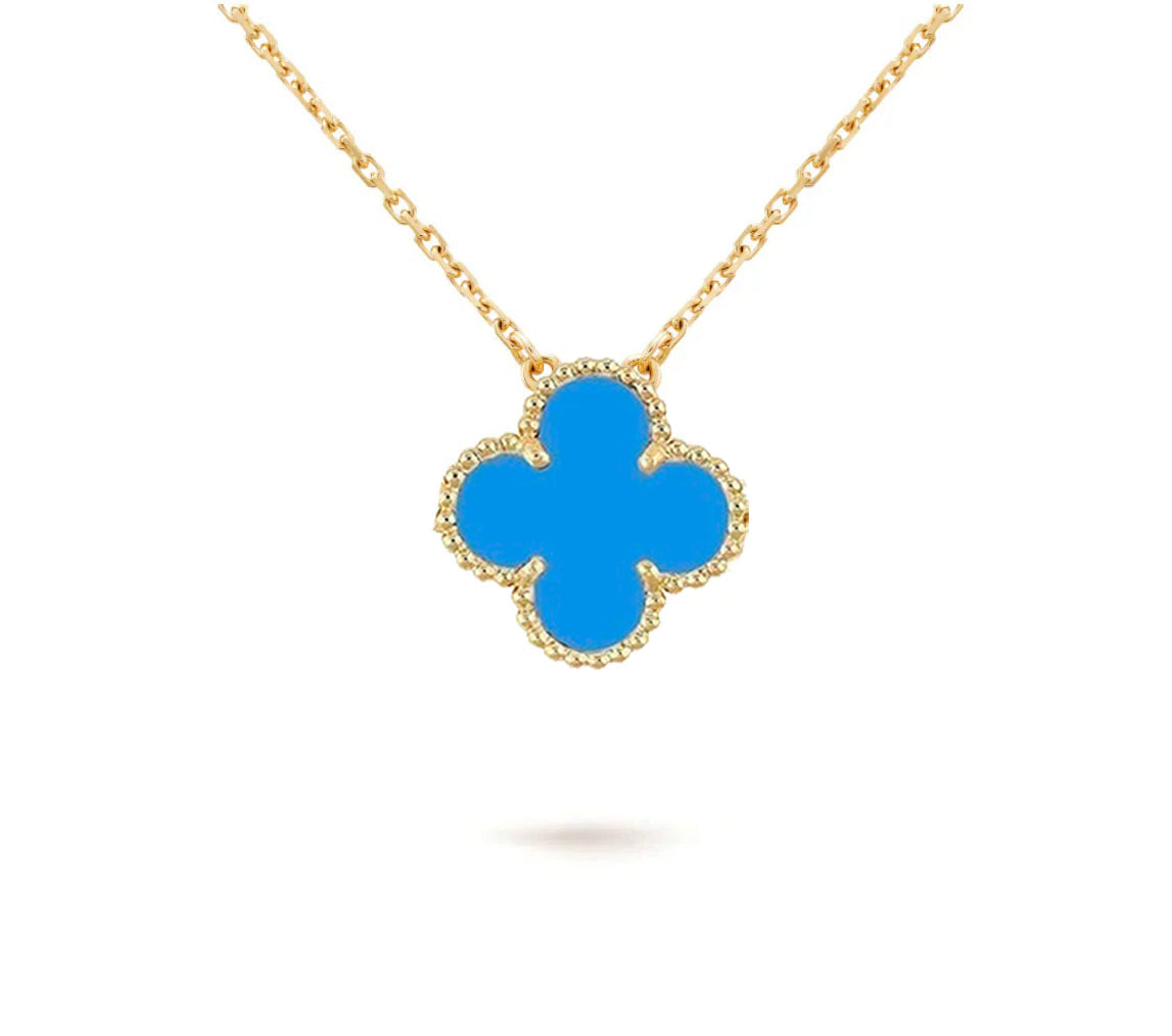 [NOBLE AURA]CLOVER 15MM SINGLE FLOWER NECKLACE COLLECTION