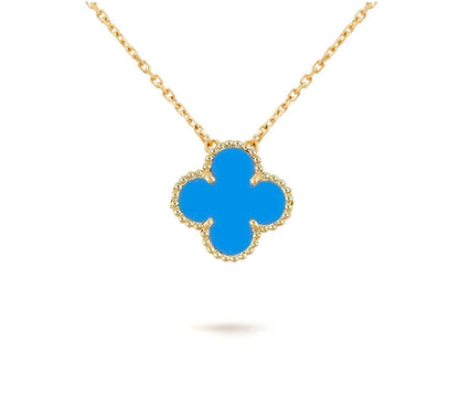 [NOBLE AURA]CLOVER 15MM SINGLE FLOWER NECKLACE COLLECTION