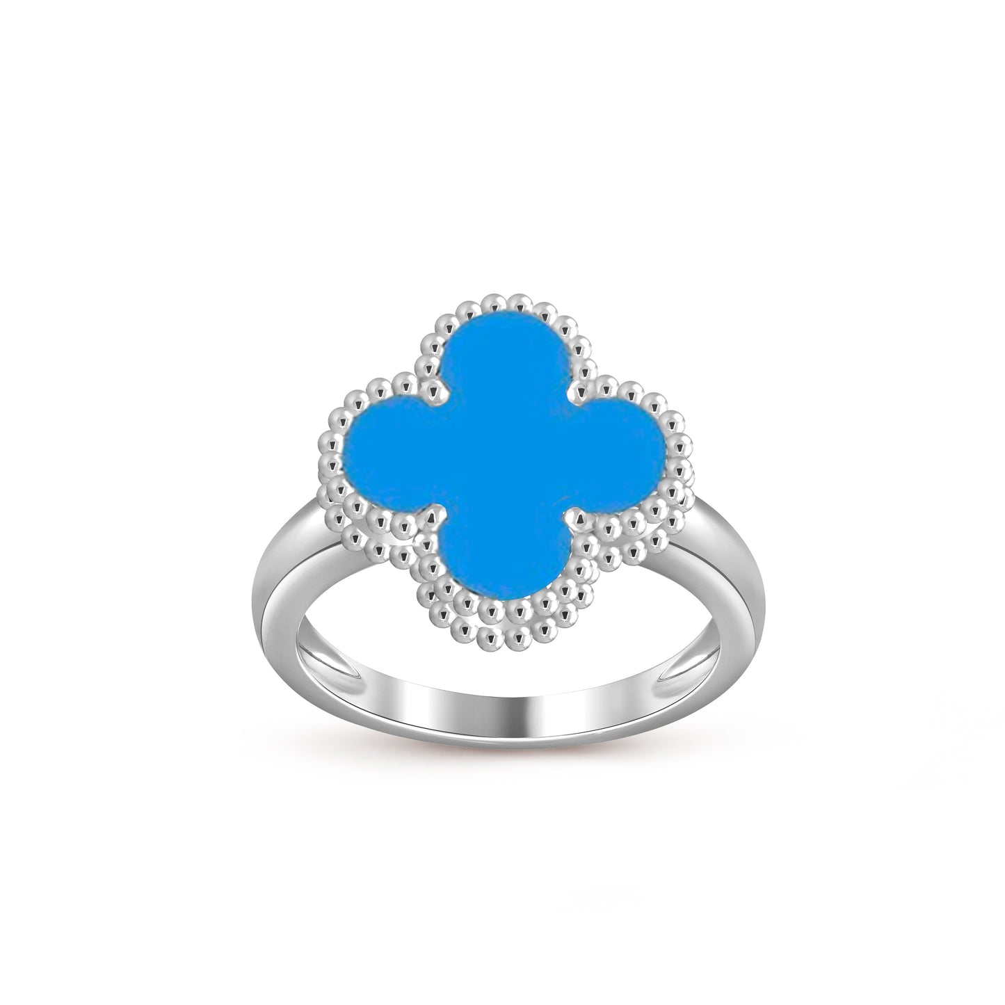 [NOBLE AURA]CLOVER SILVER RING COLLECTION