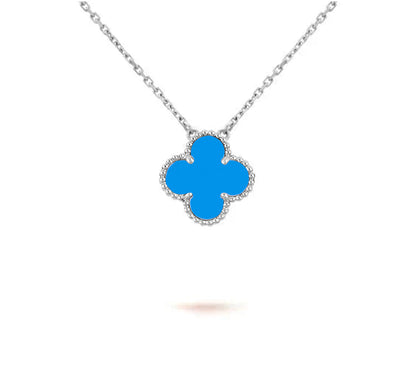 [NOBLE AURA]CLOVER 15MM NECKLACE SILVER COLLECTION