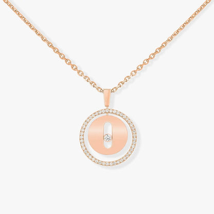 [NOBLE AURA]LUCKY MOVE PM NECKLACE PINK GOLD DIAMOND