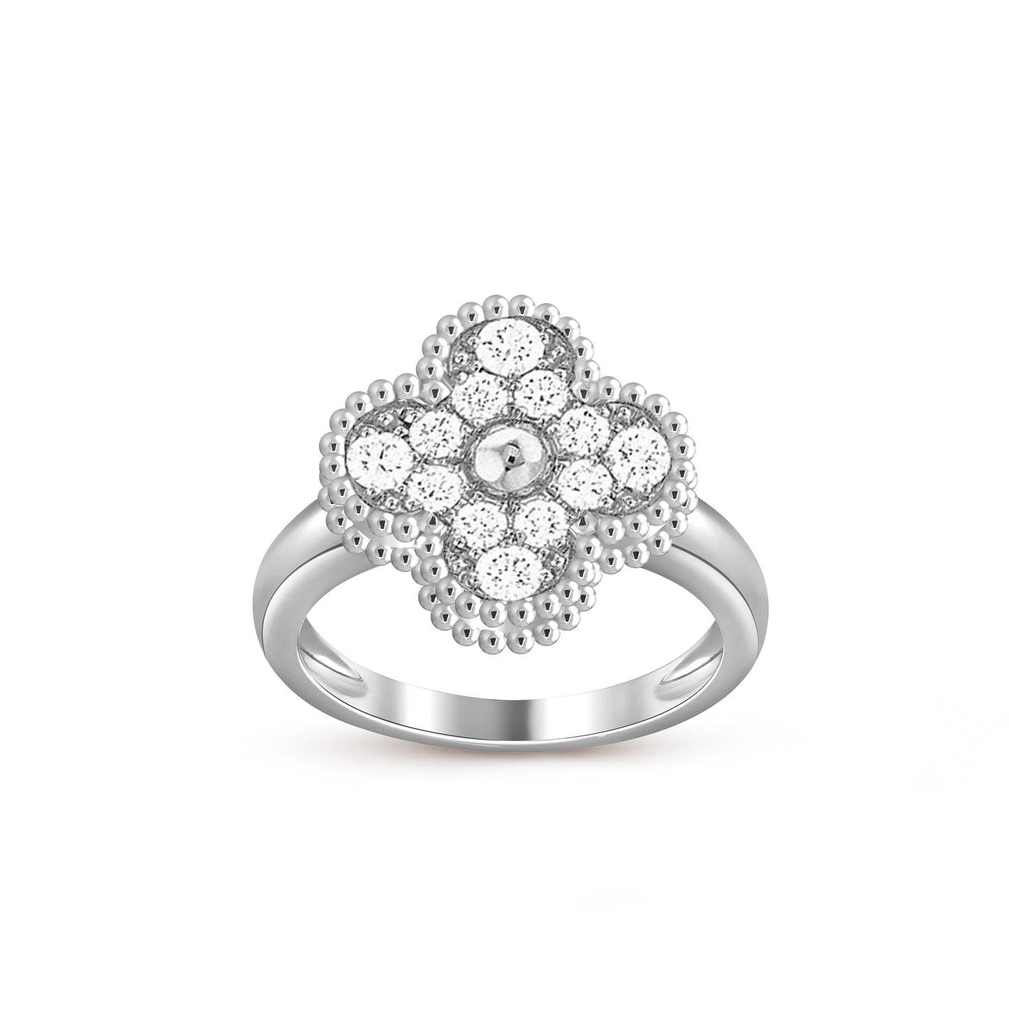 [NOBLE AURA]CLOVER SILVER RING COLLECTION