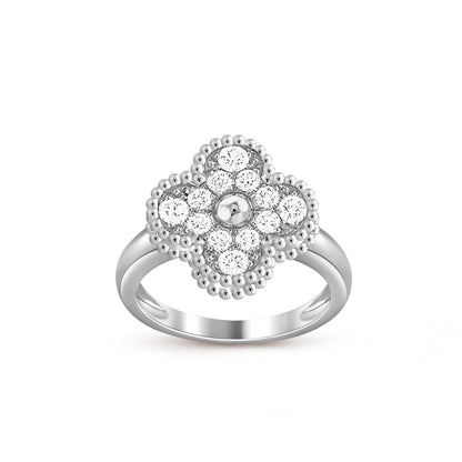 [NOBLE AURA]CLOVER SILVER RING COLLECTION