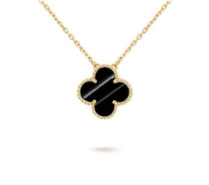 [NOBLE AURA]CLOVER 15MM SINGLE FLOWER NECKLACE COLLECTION
