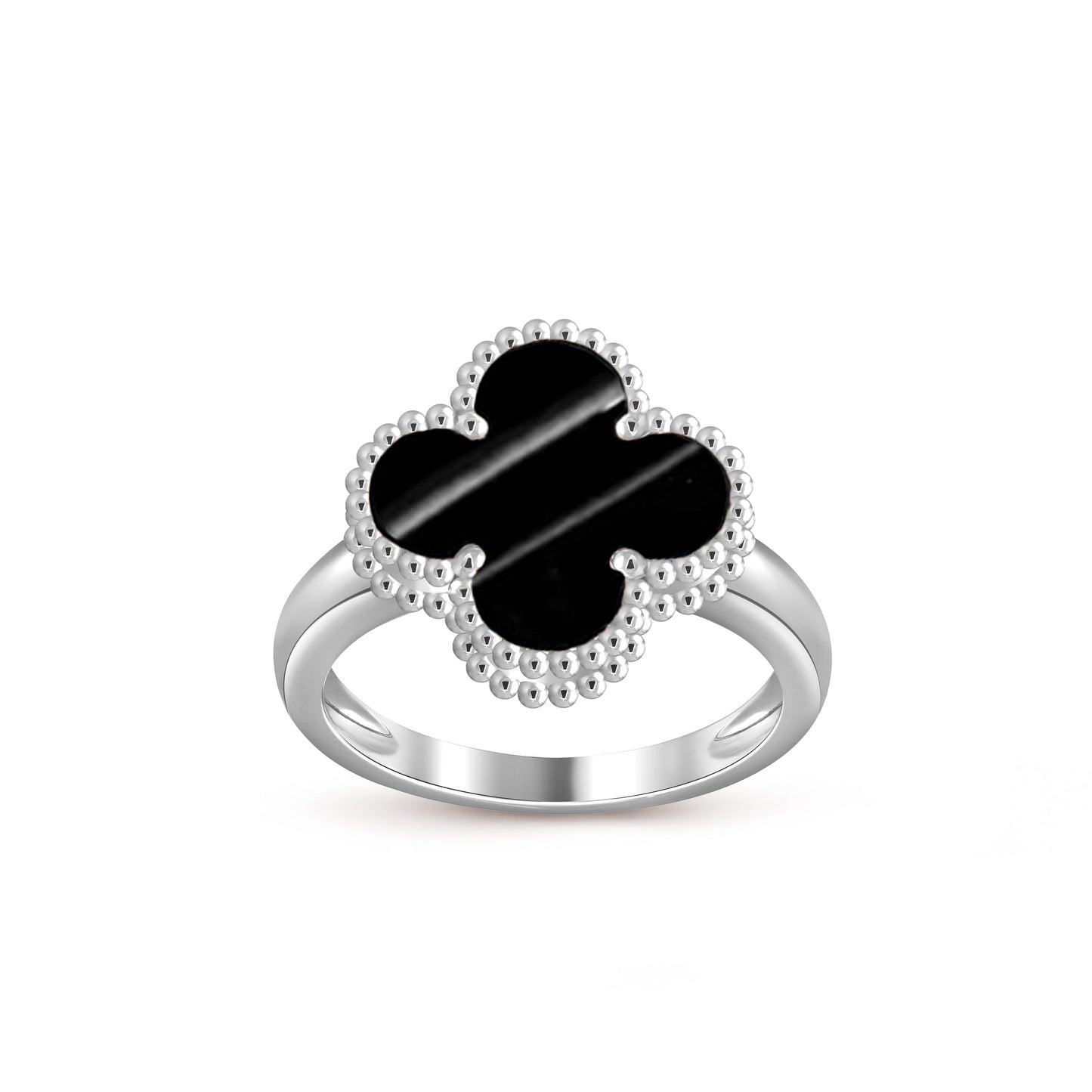 [NOBLE AURA]CLOVER SILVER RING COLLECTION
