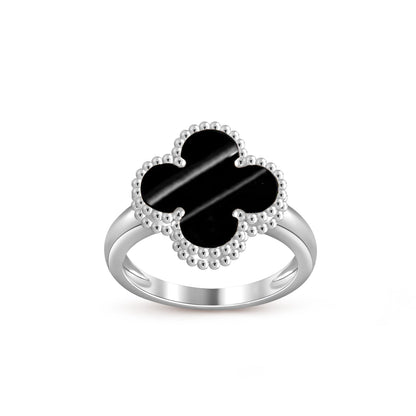 [NOBLE AURA]CLOVER SILVER RING COLLECTION