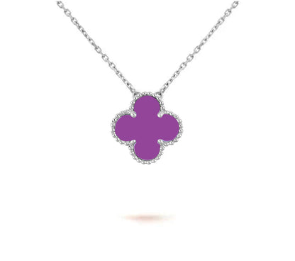 [NOBLE AURA]CLOVER 15MM NECKLACE SILVER COLLECTION