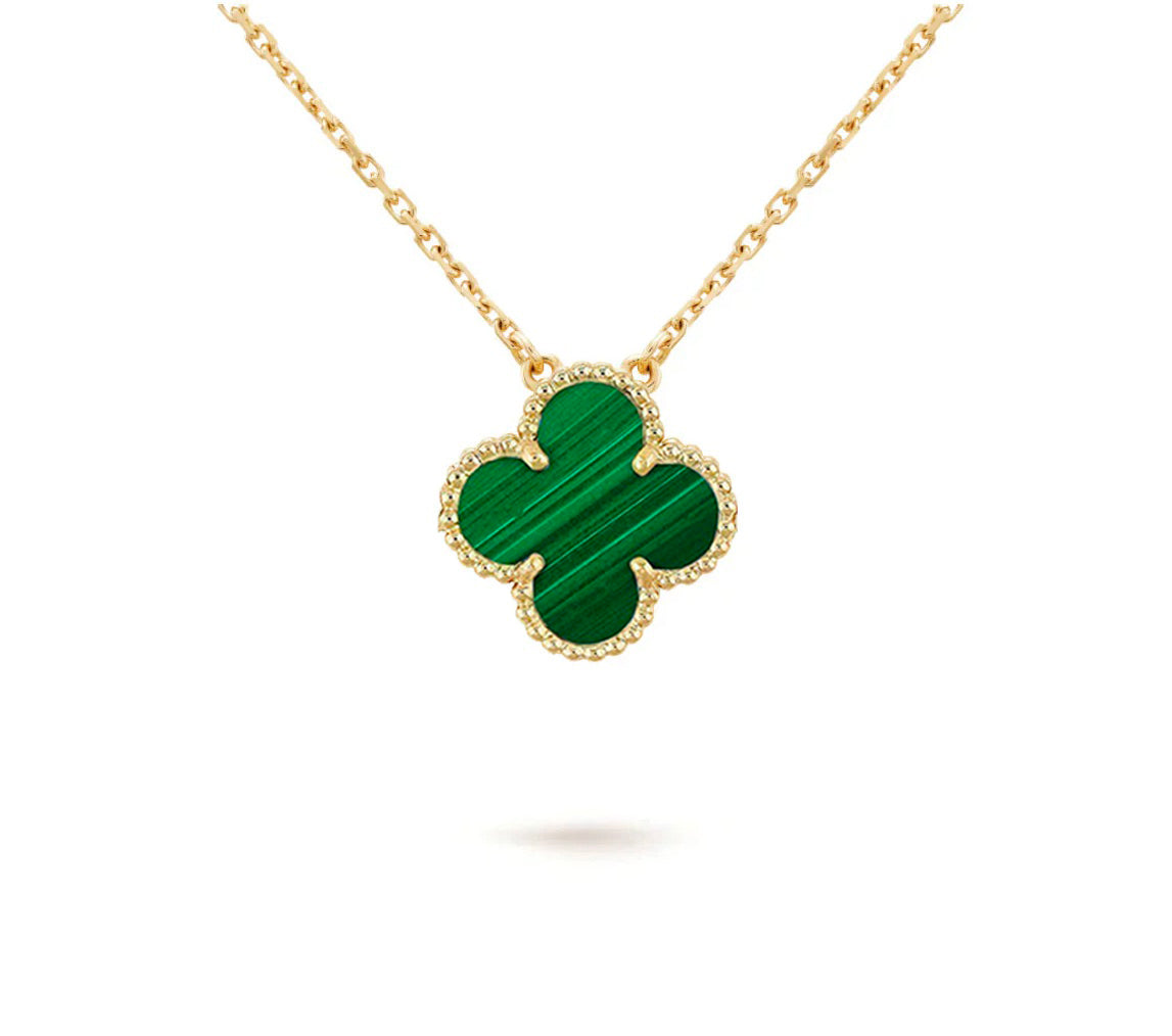 [NOBLE AURA]CLOVER 15MM SINGLE FLOWER NECKLACE COLLECTION