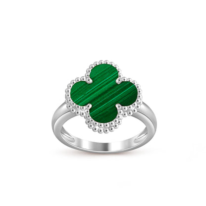 [NOBLE AURA]CLOVER SILVER RING COLLECTION