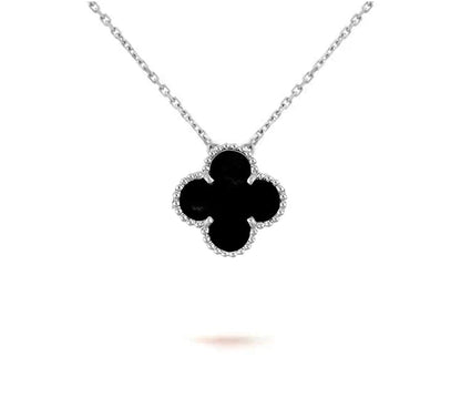 [NOBLE AURA]CLOVER 15MM NECKLACE SILVER COLLECTION