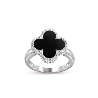 [NOBLE AURA]CLOVER SILVER RING COLLECTION