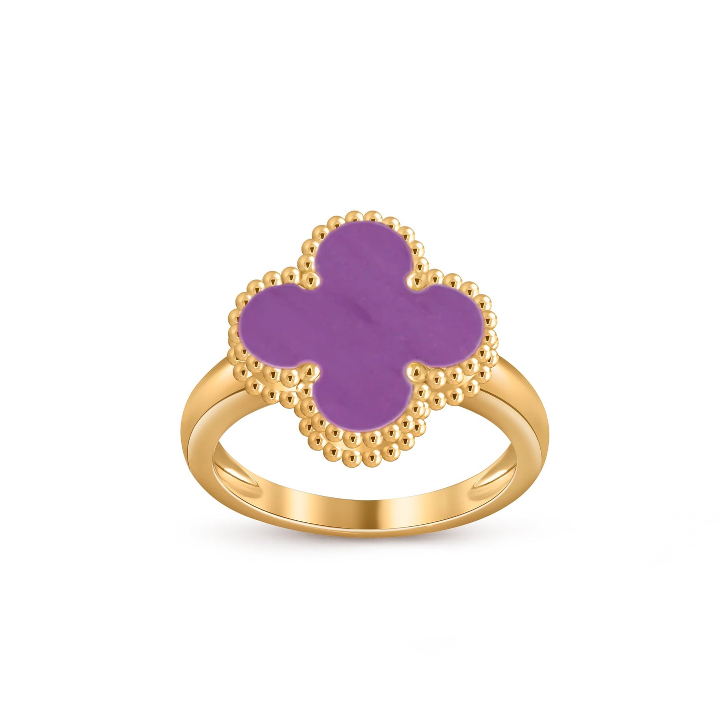 [NOBLE AURA]CLOVER RING GOLD COLLECTION