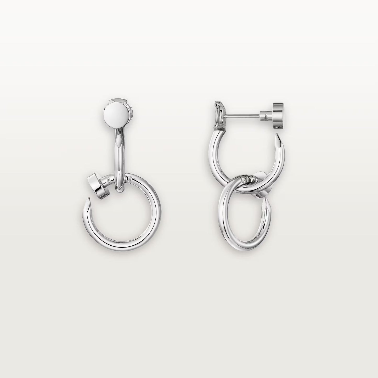 [NOBLE AURA] JUSTE NO DIAMOND DOUBLE EARRINGS