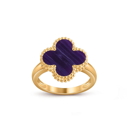 [NOBLE AURA]CLOVER RING GOLD COLLECTION