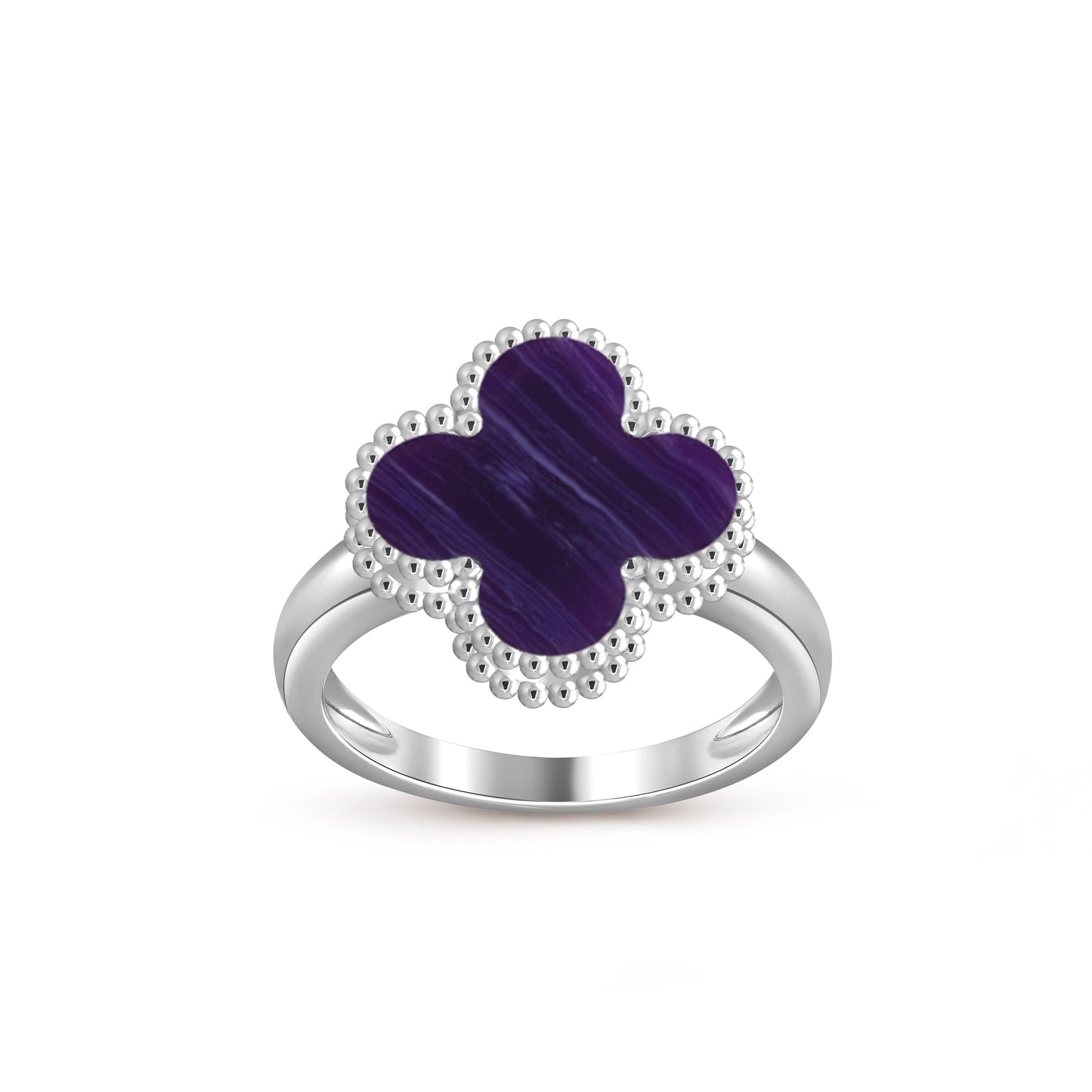 [NOBLE AURA]CLOVER SILVER RING COLLECTION