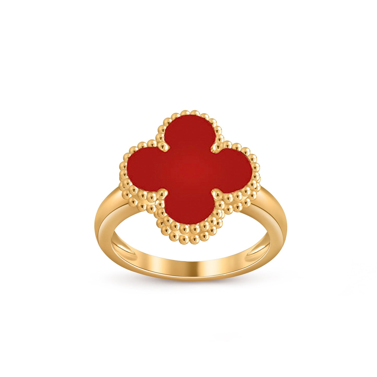 [NOBLE AURA]CLOVER RING GOLD COLLECTION