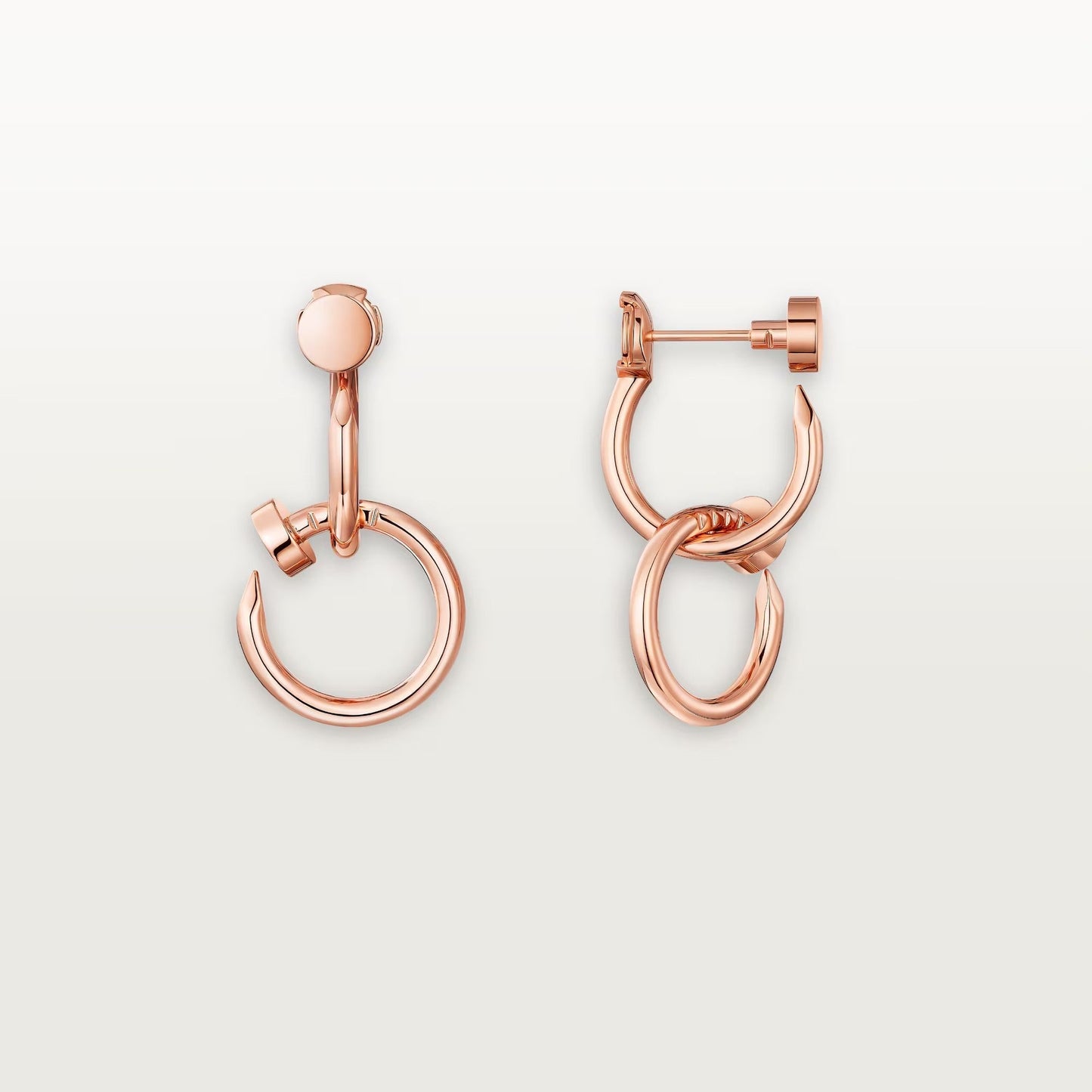[NOBLE AURA] JUSTE NO DIAMOND DOUBLE EARRINGS