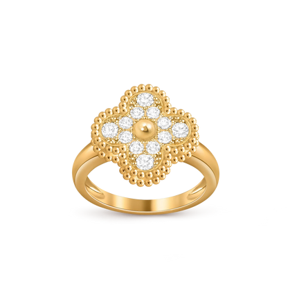 [NOBLE AURA]CLOVER RING GOLD COLLECTION
