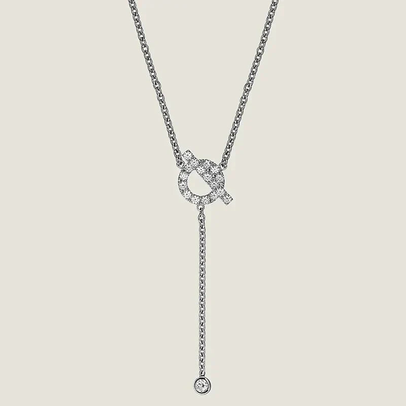 [NOBLE AURA]FINESSE SILVER DIAMOND NECKLACE