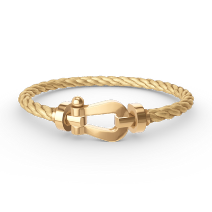 [NOBLE AURA]FORCE LARGE HORSESHOE NO DIAMOND BRACELET GOLD