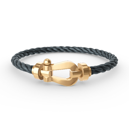 [NOBLE AURA]FORCE LARGE HORSESHOE NO DIAMOND BRACELET GOLD