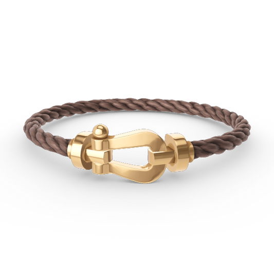 [NOBLE AURA]FORCE LARGE HORSESHOE NO DIAMOND BRACELET GOLD