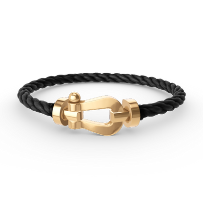 [NOBLE AURA]FORCE LARGE HORSESHOE NO DIAMOND BRACELET GOLD