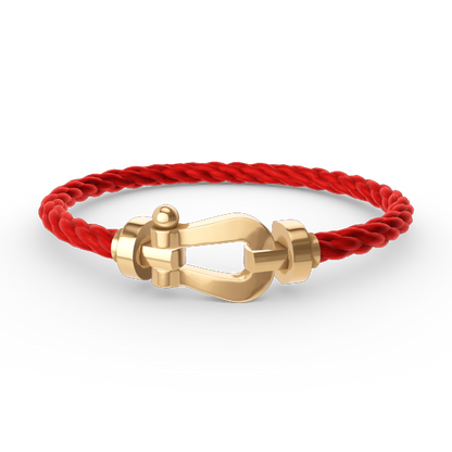 [NOBLE AURA]FORCE LARGE HORSESHOE NO DIAMOND BRACELET GOLD