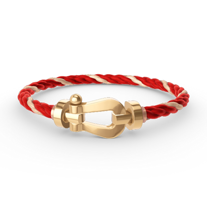 [NOBLE AURA]FORCE LARGE HORSESHOE NO DIAMOND BRACELET GOLD